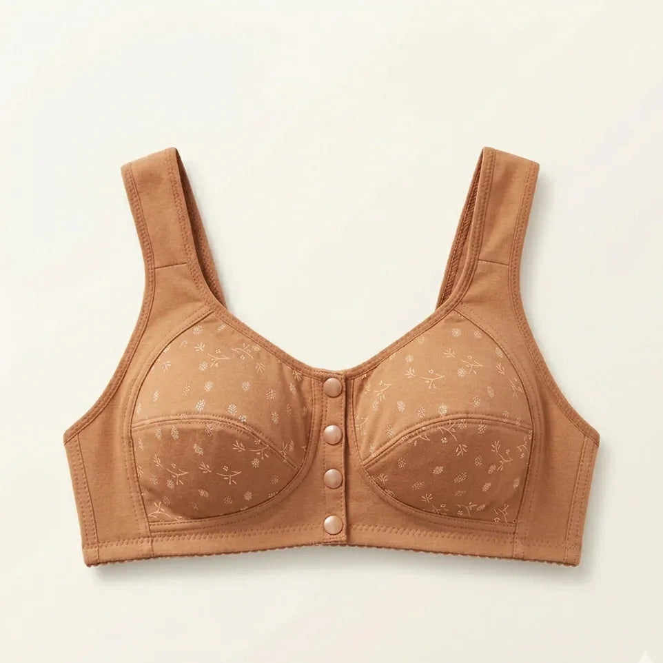 ( Pack of 3 ) Soft Cotton Front Button Bra