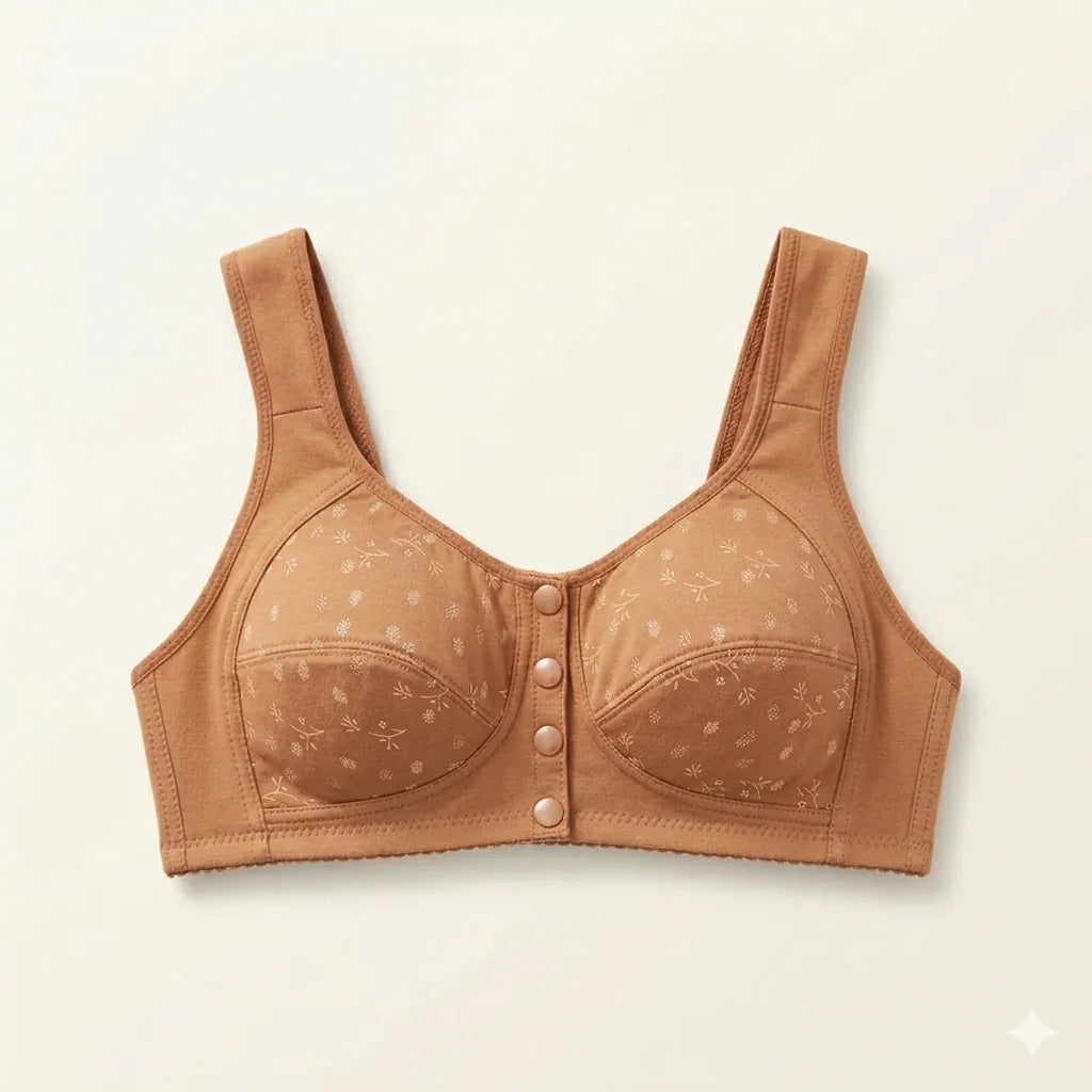 ( Pack of 2 ) Soft  Cotton Front Button Bra