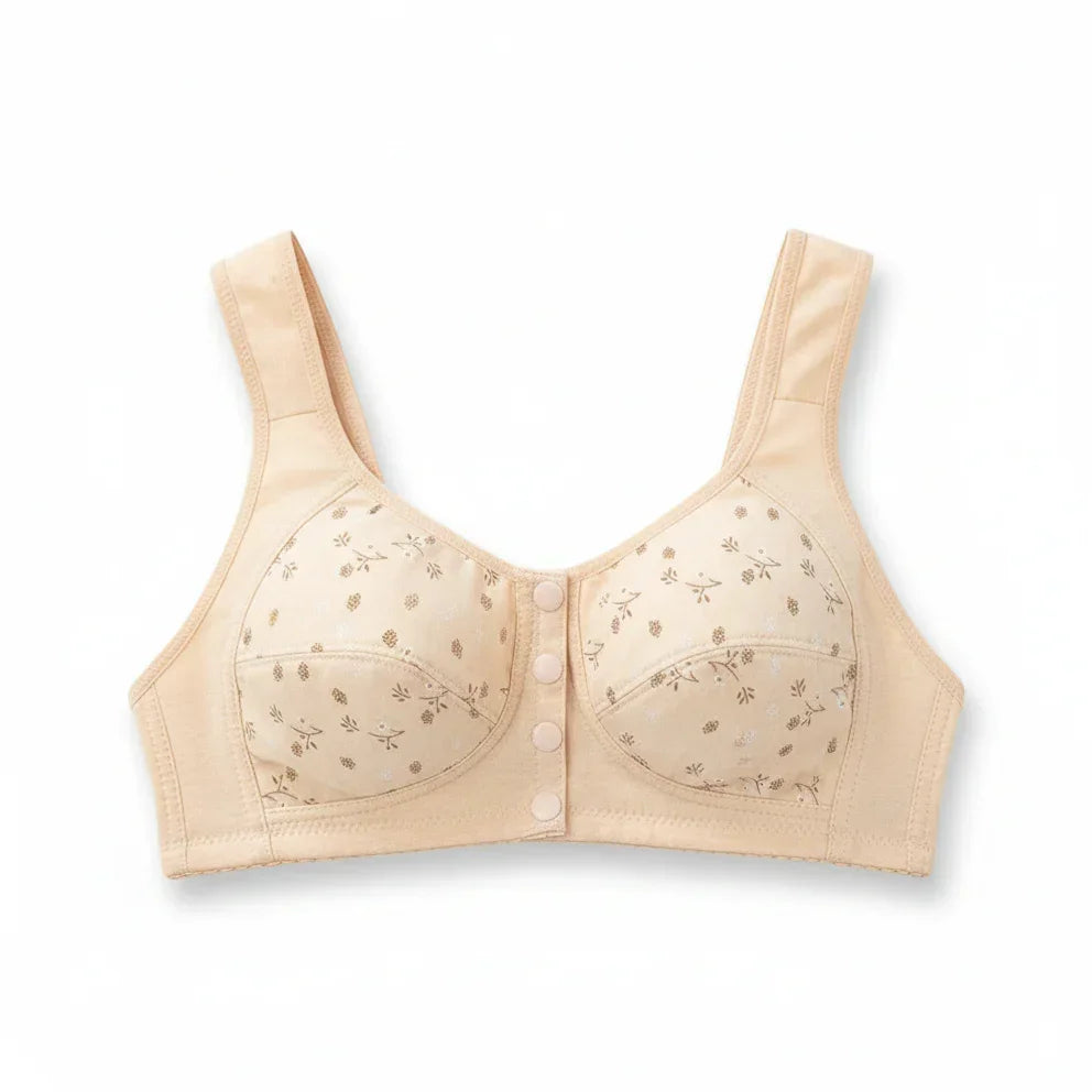 ( Pack of 3 ) Soft  Cotton Front Button Bra