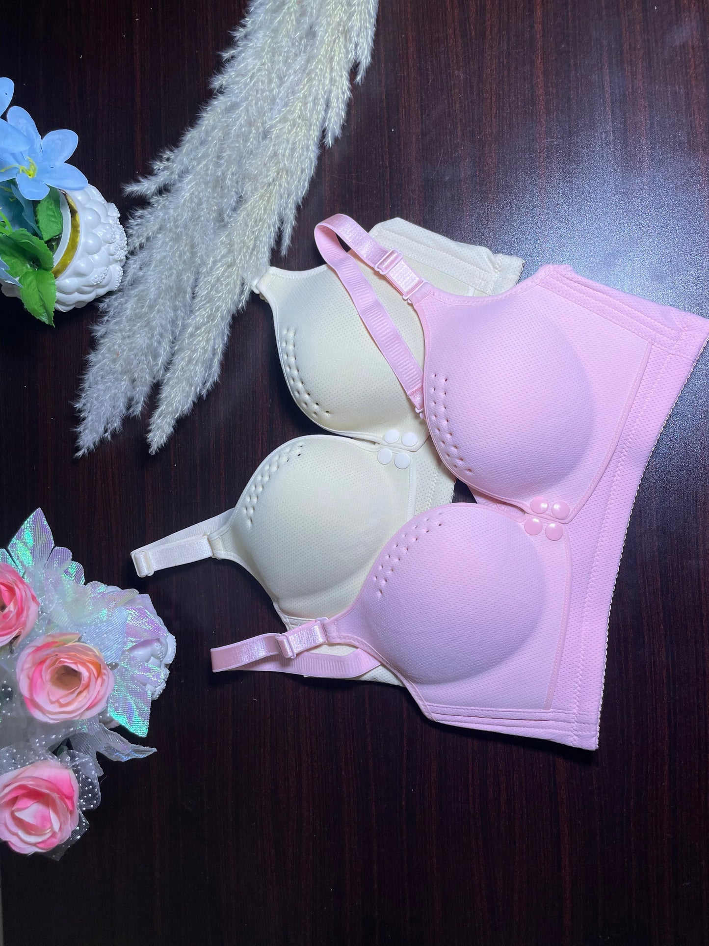 Ultra-Breathable Comfort Wireless Everyday Bra Skin