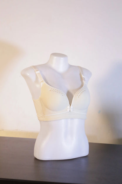 Ultra-Breathable Comfort Wireless Everyday Bra Skin