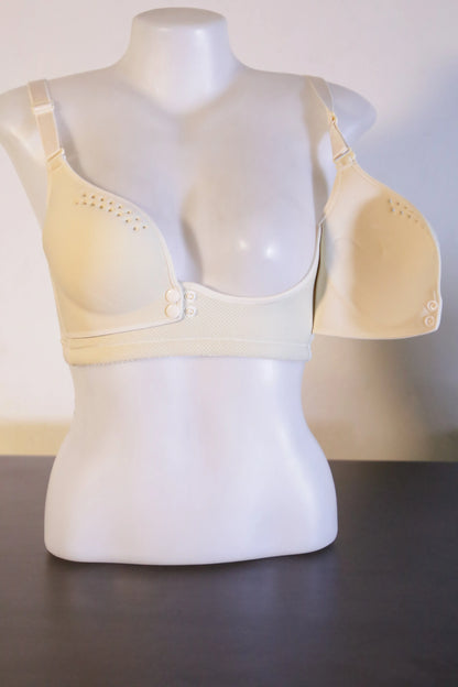 Ultra-Breathable Comfort Wireless Everyday Bra Skin