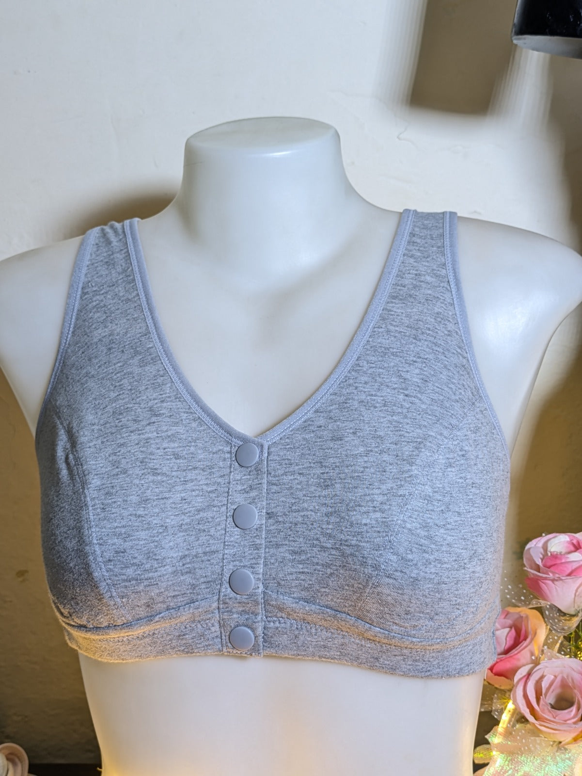Pack of 3 - Soft Cotton Front Button Bra